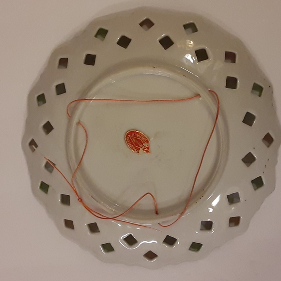 Vintage Artmark Original Fruit Gold Trimmed 7" Collector Porcelain Plate - Picture 5 of 5